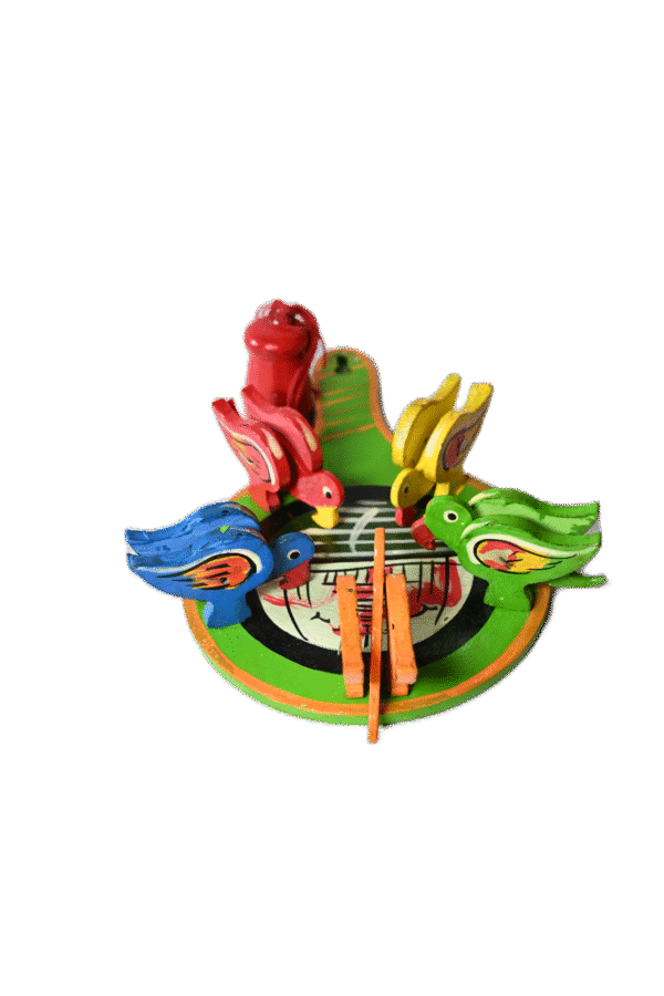 Wooden Chidiya Dana Toy Showpiece Figurine |  Home Decor | Gifts | Toys