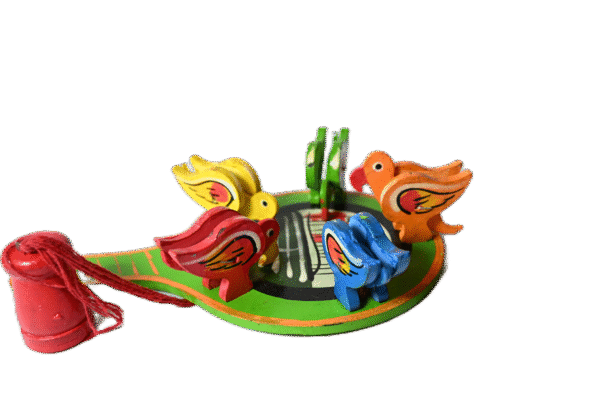 Wooden Chidiya Dana Toy Showpiece Figurine |  Home Decor | Gifts | Toys - Image 4