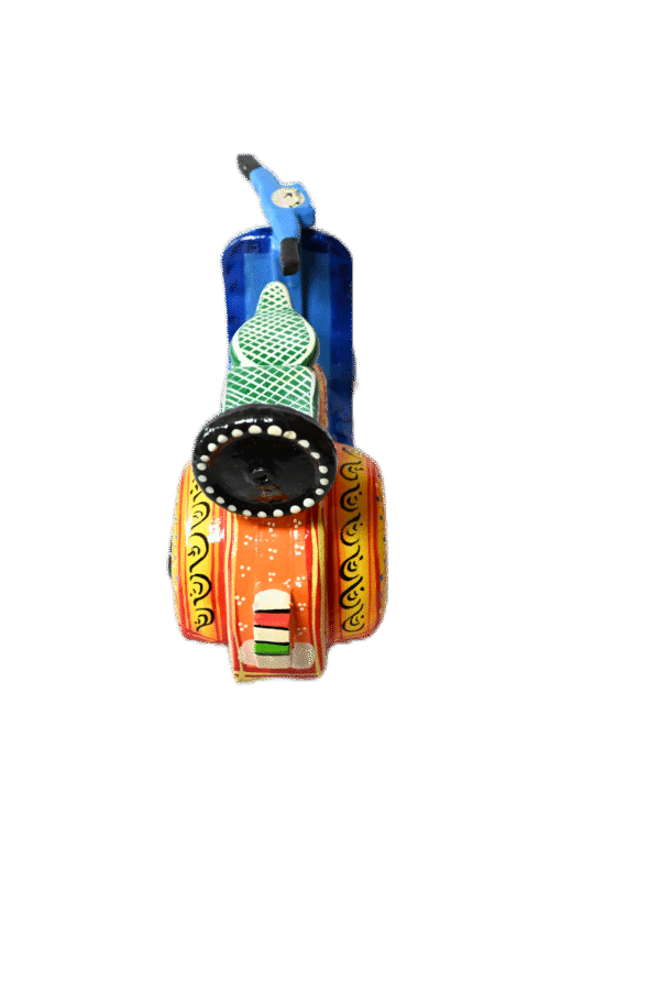 Wooden Scooter Vehicle Toys Handmade & Handpainted for Kids | Showpiece Figurine |  Home Decor | Gifts - Image 2