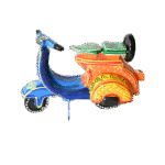 Wooden Scooter Vehicle Toys Handmade & Handpainted for Kids | Showpiece Figurine |  Home Decor | Gifts