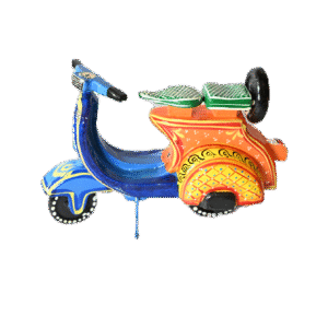 Wooden Scooter Vehicle Toys Handmade & Handpainted for Kids | Showpiece Figurine |  Home Decor | Gifts