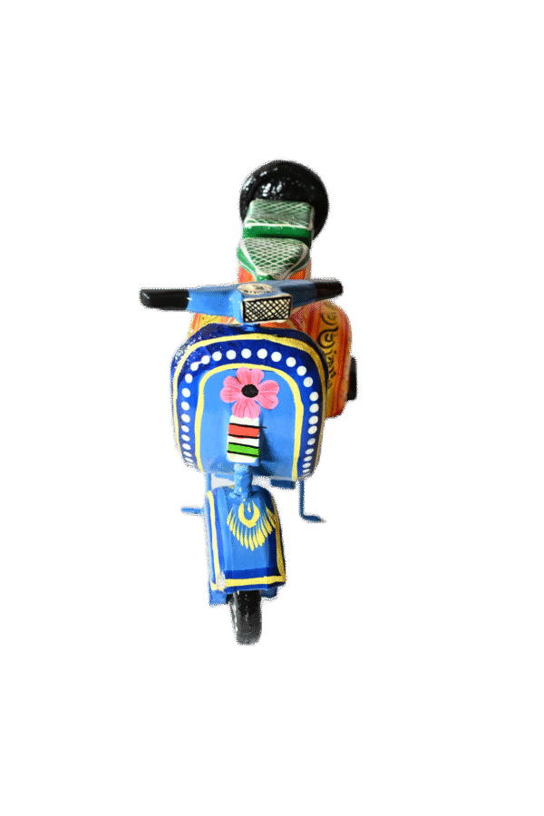 Wooden Scooter Vehicle Toys Handmade & Handpainted for Kids | Showpiece Figurine |  Home Decor | Gifts - Image 4