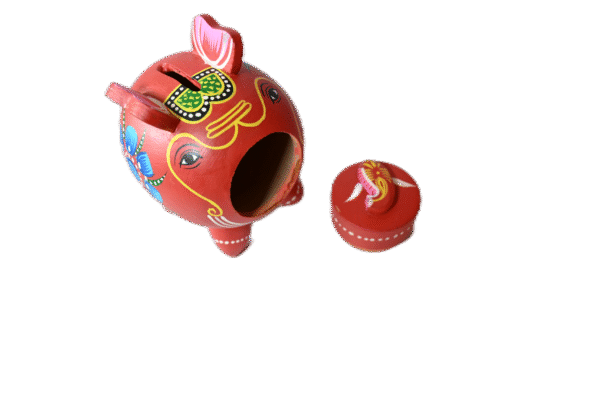 Elephant Piggy Bank  Wooden Handcrafted Statue for PiggyBank | Showpiece Figurine |  Home Decor | Gifts | Toys  - Image 3