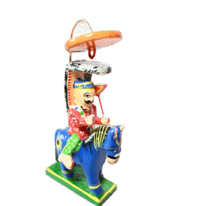 Wooden GOGA Ji Maharaj Handmade Murti for Festive Decoration | Showpiece Figurine |  Home Decor | Gifts | Toys