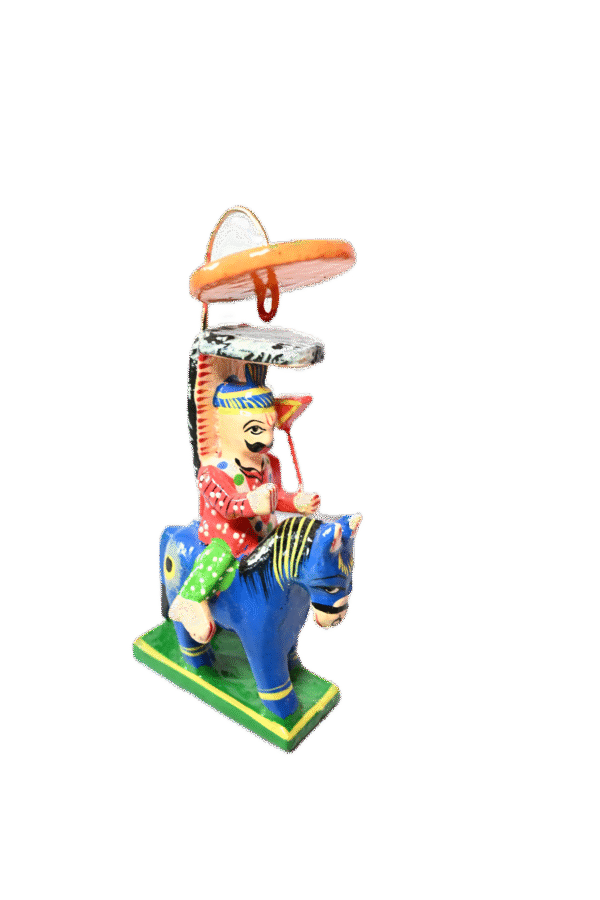 Wooden GOGA Ji Maharaj Handmade Murti for Festive Decoration | Showpiece Figurine |  Home Decor | Gifts | Toys
