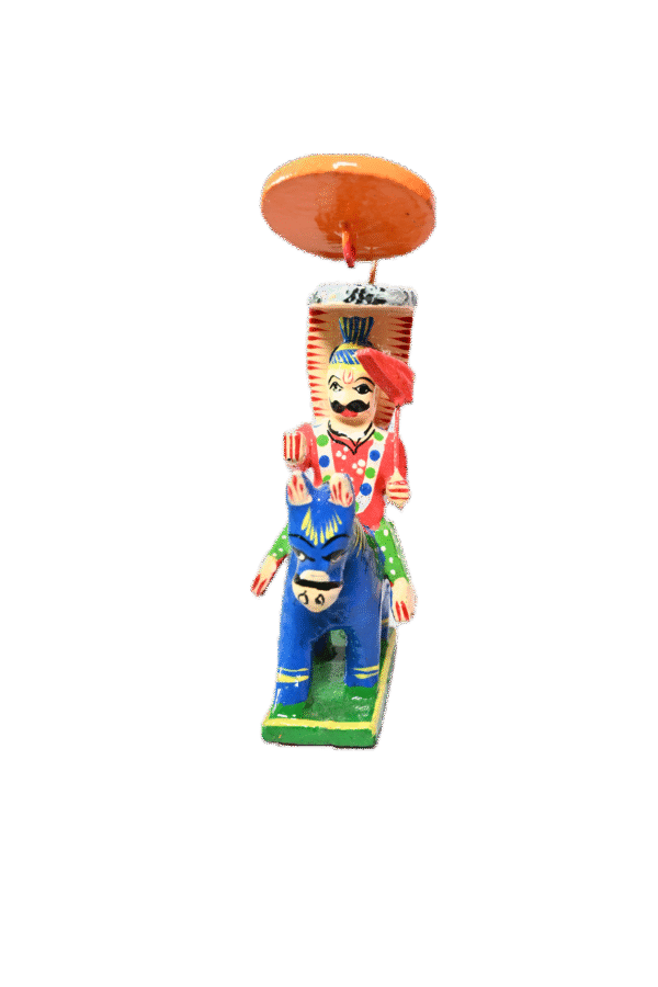 Wooden GOGA Ji Maharaj Handmade Murti for Festive Decoration | Showpiece Figurine |  Home Decor | Gifts | Toys - Image 4