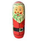 Handmade Indian Wooden Toys Nesting (Russian) Doll, Handicraft Items - Set of 5 Piece (Santa) for Showpiece Figurine |  Home Decor | Gifts | Toys