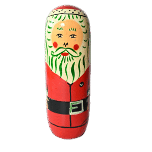 Handmade Indian Wooden Toys Nesting (Russian) Doll, Handicraft Items - Set of 5 Piece (Santa) for Showpiece Figurine |  Home Decor | Gifts | Toys