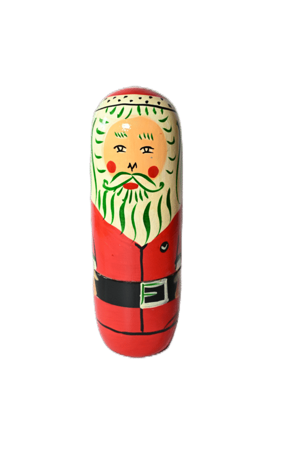 Handmade Indian Wooden Toys Nesting (Russian) Doll, Handicraft Items - Set of 5 Piece (Santa) for Showpiece Figurine |  Home Decor | Gifts | Toys