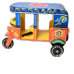 Auto Rickshaw Vehicle Wooden Toys Hand made & painted Push and Pull Toys for Kids | Showpiece Figurine |  Home Decor | Gifts