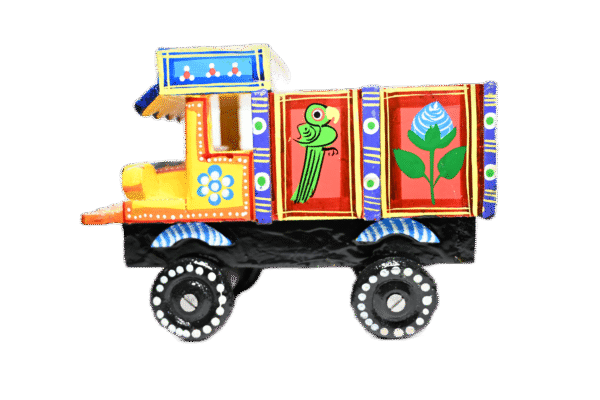 Wooden Handmade Multi Color Truck Vehicle for Kids Colorful Push and Pull Toys | Showpiece Figurine  |  Home Decor | Gifts - Image 5