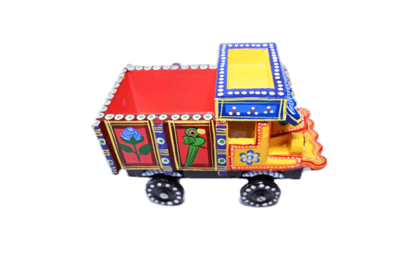 Wooden Handmade Multi Color Truck Vehicle for Kids Colorful Push and Pull Toys | Showpiece Figurine  |  Home Decor | Gifts - Image 6