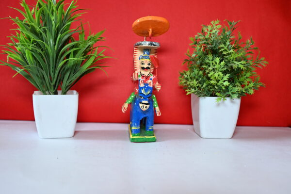 Wooden GOGA Ji Maharaj Handmade Murti for Festive Decoration | Showpiece Figurine |  Home Decor | Gifts | Toys - Image 5