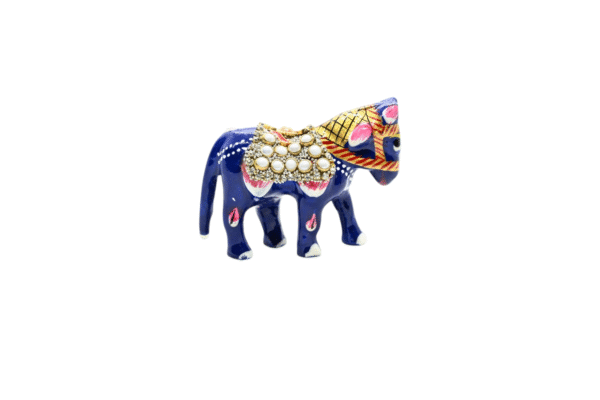 Meenakari Horse Statue Set of 2 with glittering beads | Spiritual Auspicious Handmade Decorative Showpiece Figurine for Home Office Decor and Gift Item - Image 5