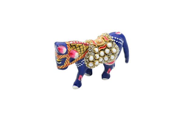 Meenakari Horse Statue Set of 2 with glittering beads | Spiritual Auspicious Handmade Decorative Showpiece Figurine for Home Office Decor and Gift Item - Image 7