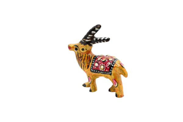 Meenakari Dear Statue Set of 2 - Showpiece Figurine | Positive Energy Home Decor | Harmony & Prosperity | Toys  Good luck Charm  - Image 2