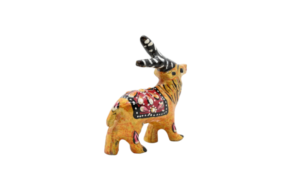 Meenakari Dear Statue Set of 2 - Showpiece Figurine | Positive Energy Home Decor | Harmony & Prosperity | Toys  Good luck Charm  - Image 3