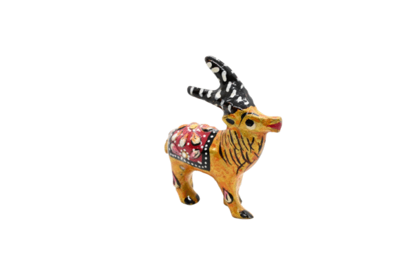 Meenakari Dear Statue Set of 2 - Showpiece Figurine | Positive Energy Home Decor | Harmony & Prosperity | Toys  Good luck Charm  - Image 4