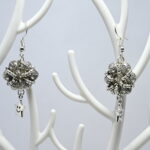 Handmade Star Art Charm Hanging Earrings