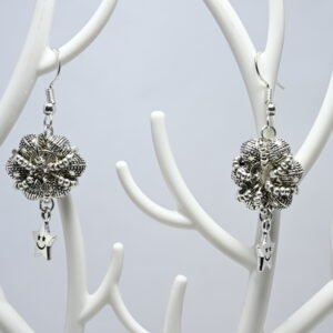 Handmade Star Art Charm Hanging Earrings