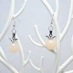 Authentic Gemstone Apple Charms Earrings