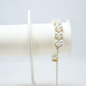Handmade Girls/Women Pearl Art Chain Bracelet
